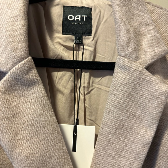 Oat New York Slim boyfriend Blazer in Heather Taupe - Picture 4 of 6